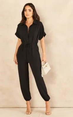 Black Jumpsuit With Pockets
