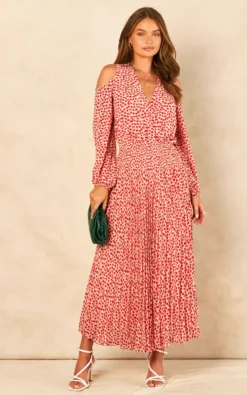 Traffic People Trials And True Romance Requiem Midi Dress In Red