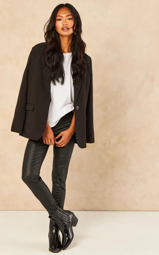 Oversized Blazer In Black
