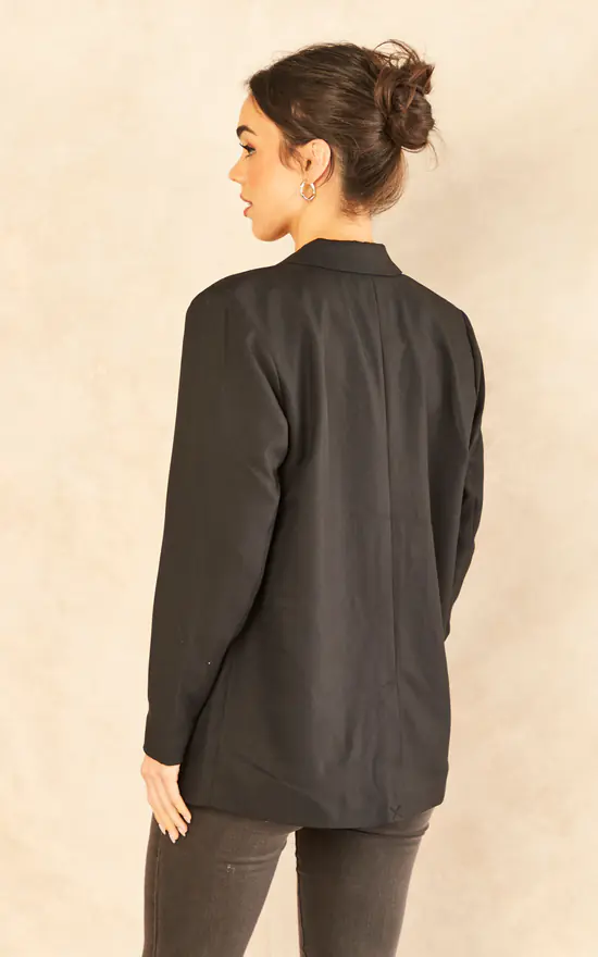 Noisy May Classic Blazer In Black - Image 4