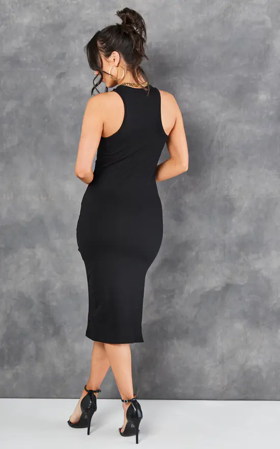 ONLY Sleeveless Midi Dress In Black - Image 4