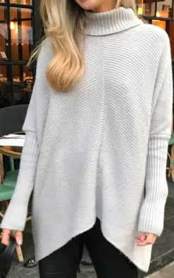 Exclusive Callie Knit Jumper Light Grey