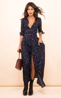 Dove Dress Blue Alligator