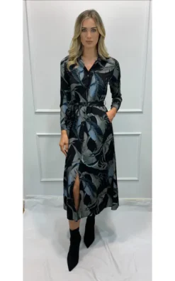 Luca Shirt Dress Black