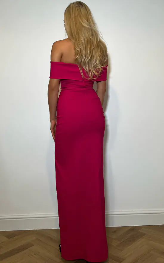 Vesper Lya Cerise Maxi Dress - Image 3